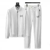 armani suits for hombre pas cher ea7 logo classic white